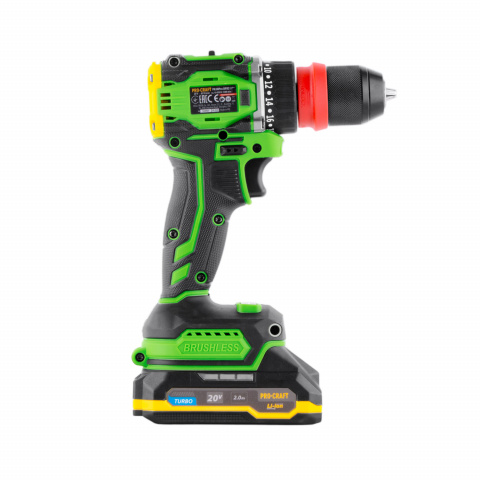 Aku šroubovák Procraft PA18ProDFR2 + sada bitů | PA18ProDFR2-1B-C